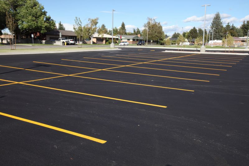 Resurfaced Parking Lot